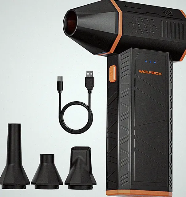 Air Duster WOLFBOX MF50, 110000RPM Cordless
