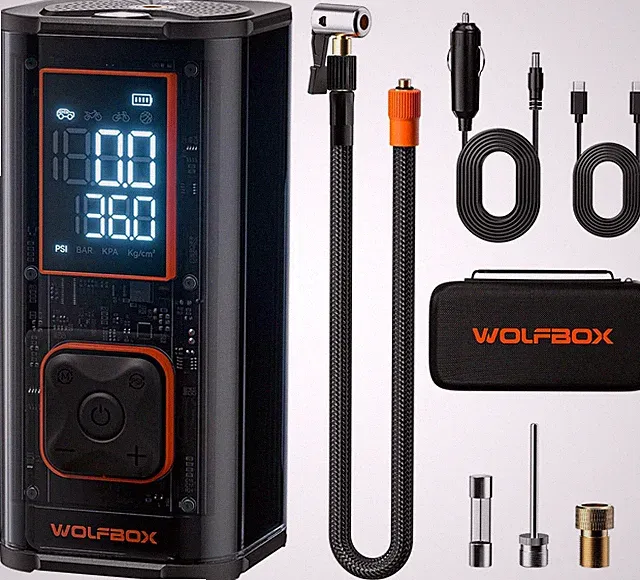 WOLFBOX 150PSI Portable Tire Inflator