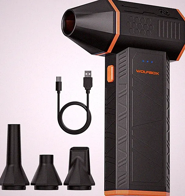 WOLFBOX Megaflow 50 Compressed Air Duster-110000Rpm Super Power