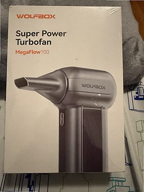Wolfbox MF100 Electric Air Duster 150000RPM Super Power Cordless Silver/Gray
