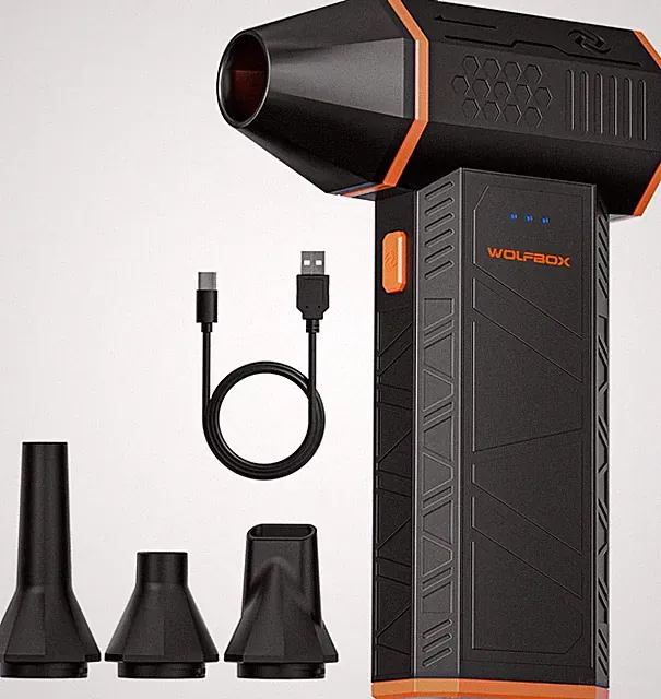 WOLFBOX MF50 Compressed Air Duster-110000RPM Super Power Electric Air Duster...