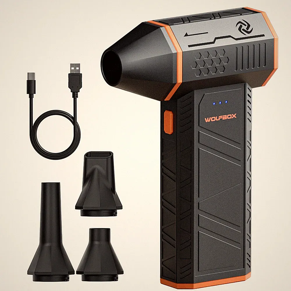 WOLFBOX MF50 Electric air Duster 110000RPM Brushless 3 Speed Turbo Fan