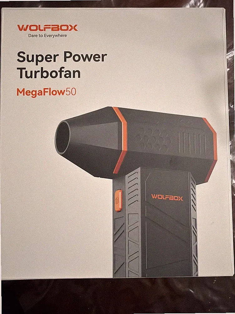 WOLFBOX MF50 Electric Air Duster Super Power Turbo Fan for Outdoor & Car SEALED