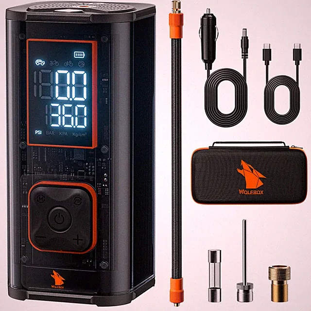 WOLFBOX Portable Tire Inflator Air Compressor